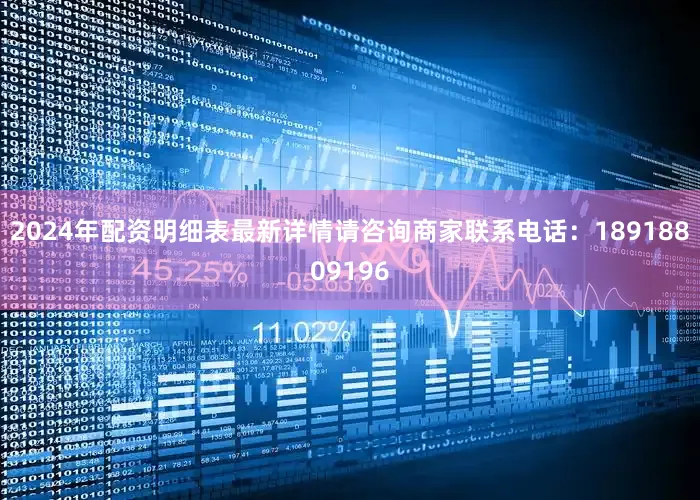 2024年配资明细表最新详情请咨询商家联系电话：18918809196