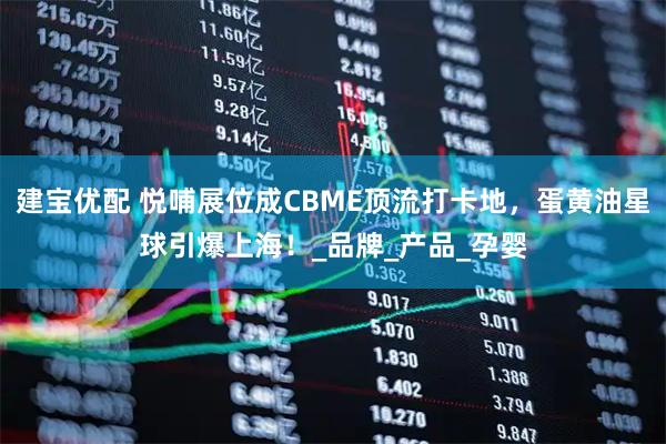 建宝优配 悦哺展位成CBME顶流打卡地，蛋黄油星球引爆上海！_品牌_产品_孕婴